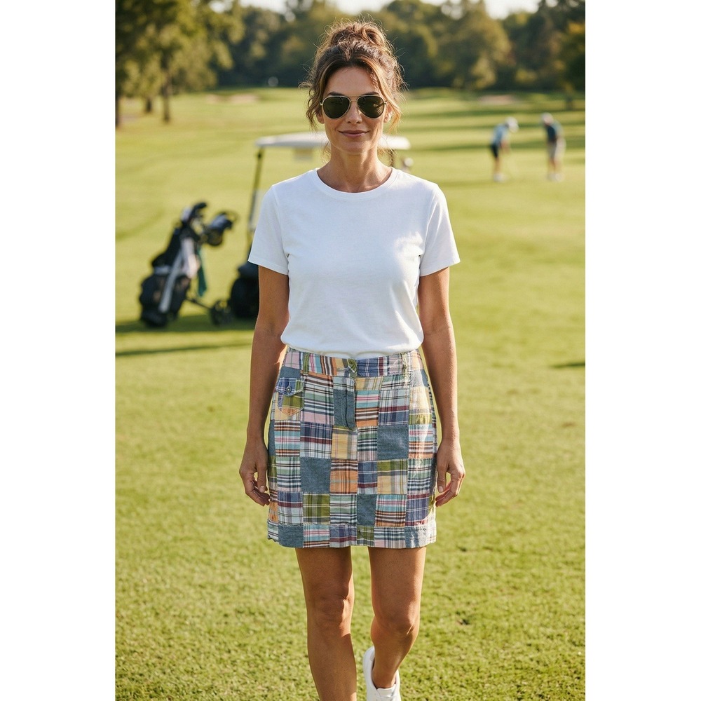 SIZE 10 Tommy Hilfiger Skirt Classic Preppy Midi 36 Waist